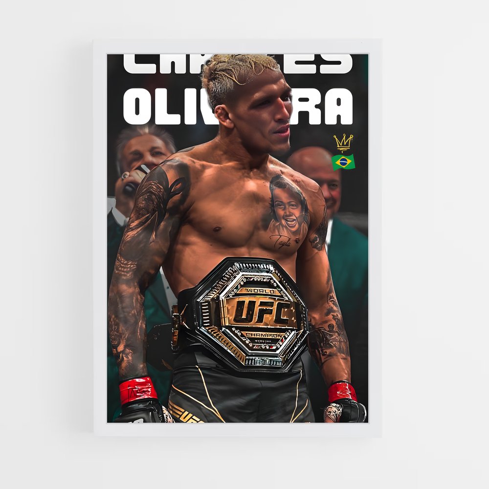 Poster Oliveira: Vers la Gloire – affiche MMA (vue 3)